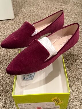 New Gianni Bini Melbin Flats Shoes Medium Plum